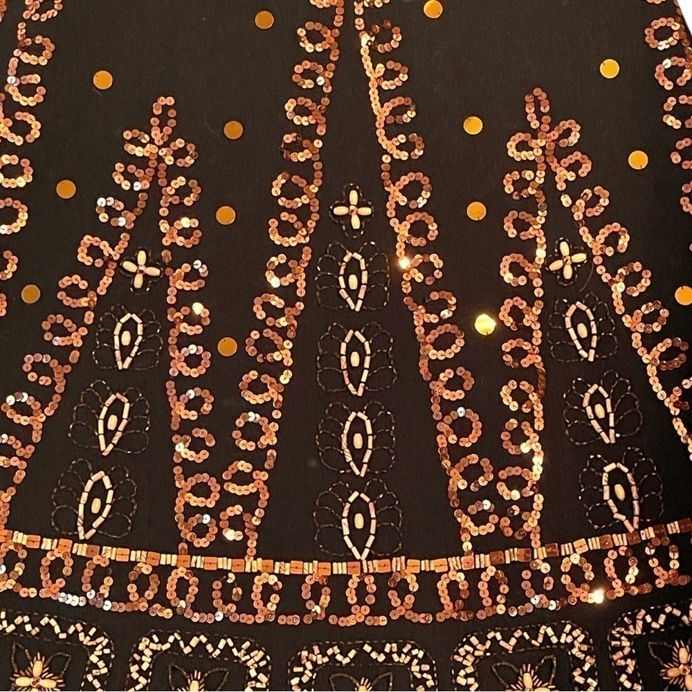 Amazing 🤩 Paris Paris Skirt in brown and gold sequins - Picture 4 of 12